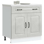 HKH Armario Bajo de Cocina Kalmar de Hormigón - Gris