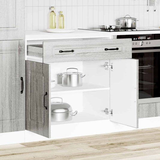 HKH Armário Baixo Cozinha Kalmar Sonoma - Cinzento