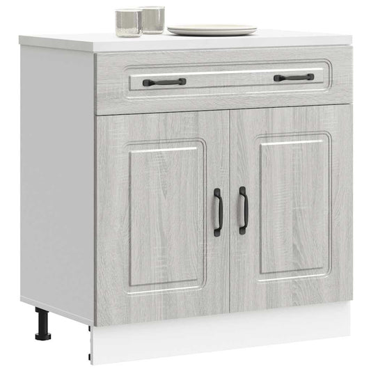 HKH Armário Baixo Cozinha Kalmar Sonoma - Cinzento