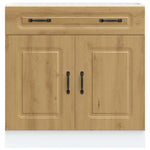 HKH Mueble bajo de cocina Kalmar en roble artesanal