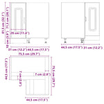 HKH Mueble bajo de cocina esquinero Kalmar Alto Brillo - Blanco