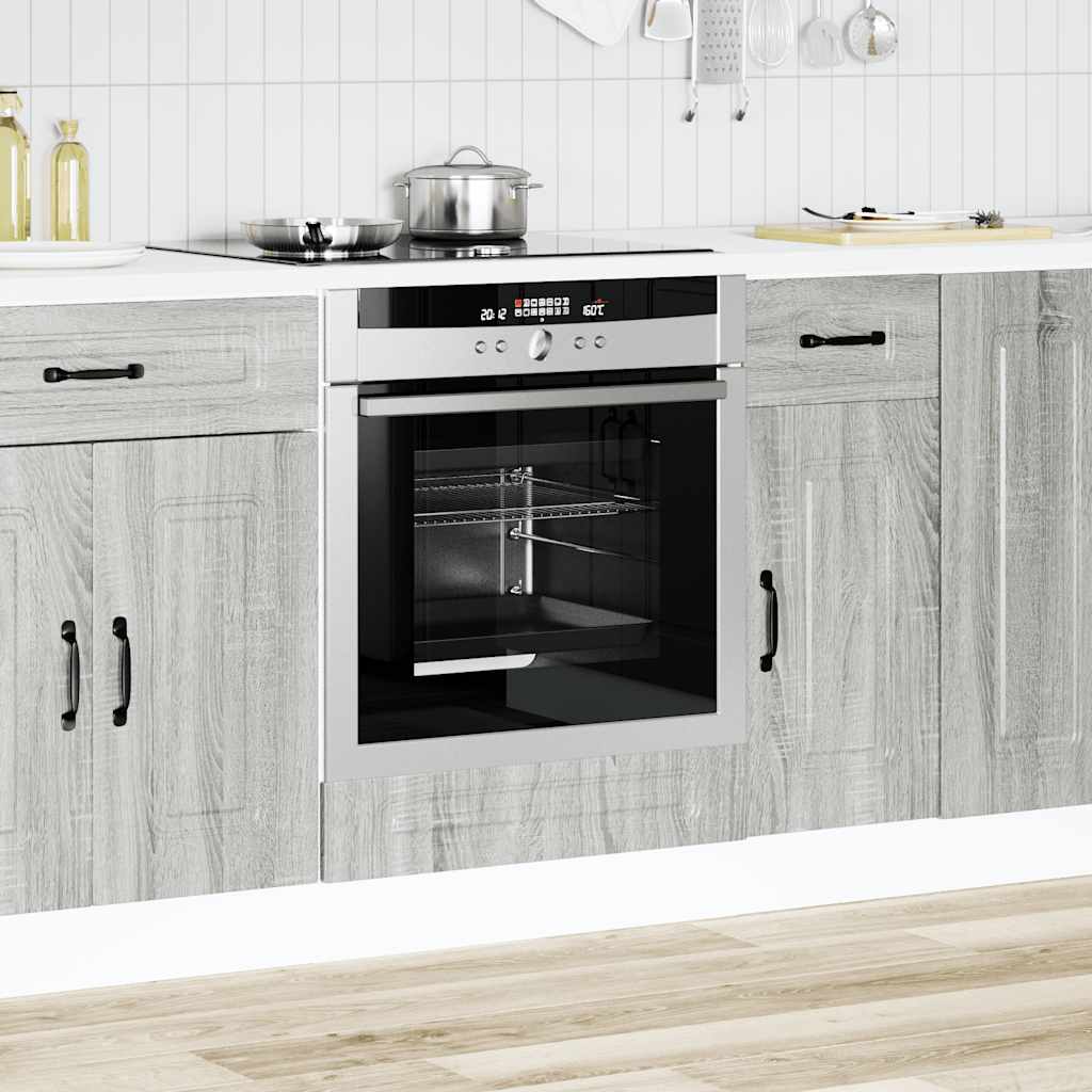 Mueble para Horno HKH Kalmar Sonoma - Gris