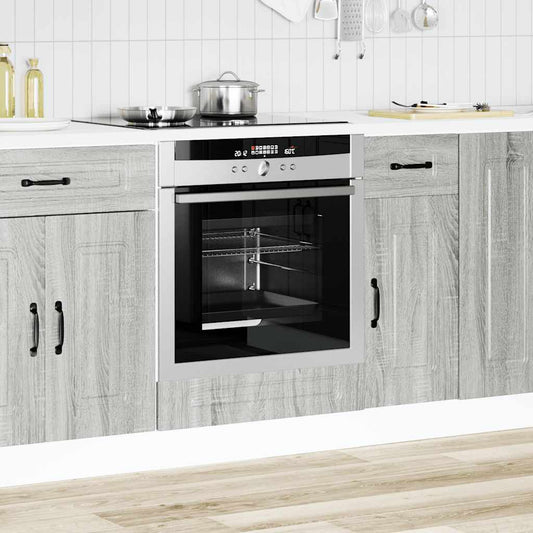 HKH Armário Forno Kalmar Sonoma - Cinzento