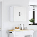 Armario de pared de cocina HKH Kalmar en madera artificial blanca