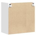 Armario de pared de cocina HKH Kalmar en madera artificial blanca