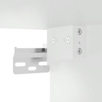 Armario de pared de cocina HKH Kalmar en madera artificial blanca