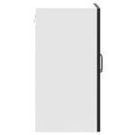 HKH Armario de Cocina de Pared Kalmar de Madera Elaborada Negra