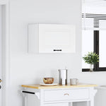 Armario de pared de cocina HKH Kalmar en madera artificial blanca