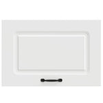 Armario de pared de cocina HKH Kalmar en madera artificial blanca