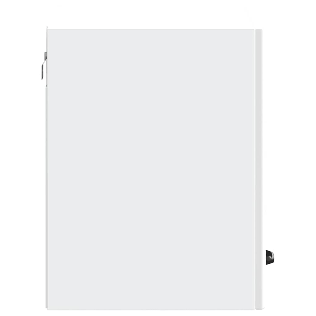 Armario de pared de cocina HKH Kalmar en madera artificial blanca