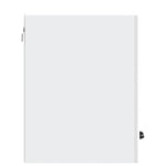 Armario de pared de cocina HKH Kalmar en madera artificial blanca