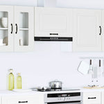 Armario de pared de cocina HKH Kalmar en madera artificial blanca