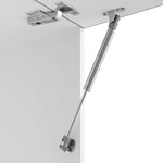 HKH Armario de Cocina de Pared Kalmar de Madera Elaborada Negra