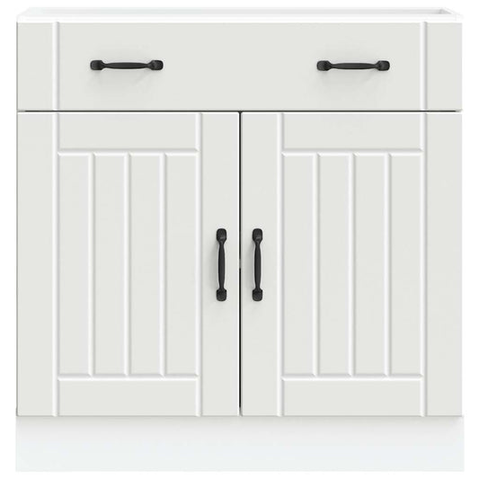 HKH Armário de Cozinha Baixo Lucca - Branco
