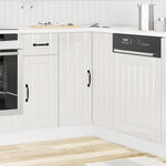 HKH Mueble Bajo de Esquina Cocina Lucca en Madera Brillante - Blanco