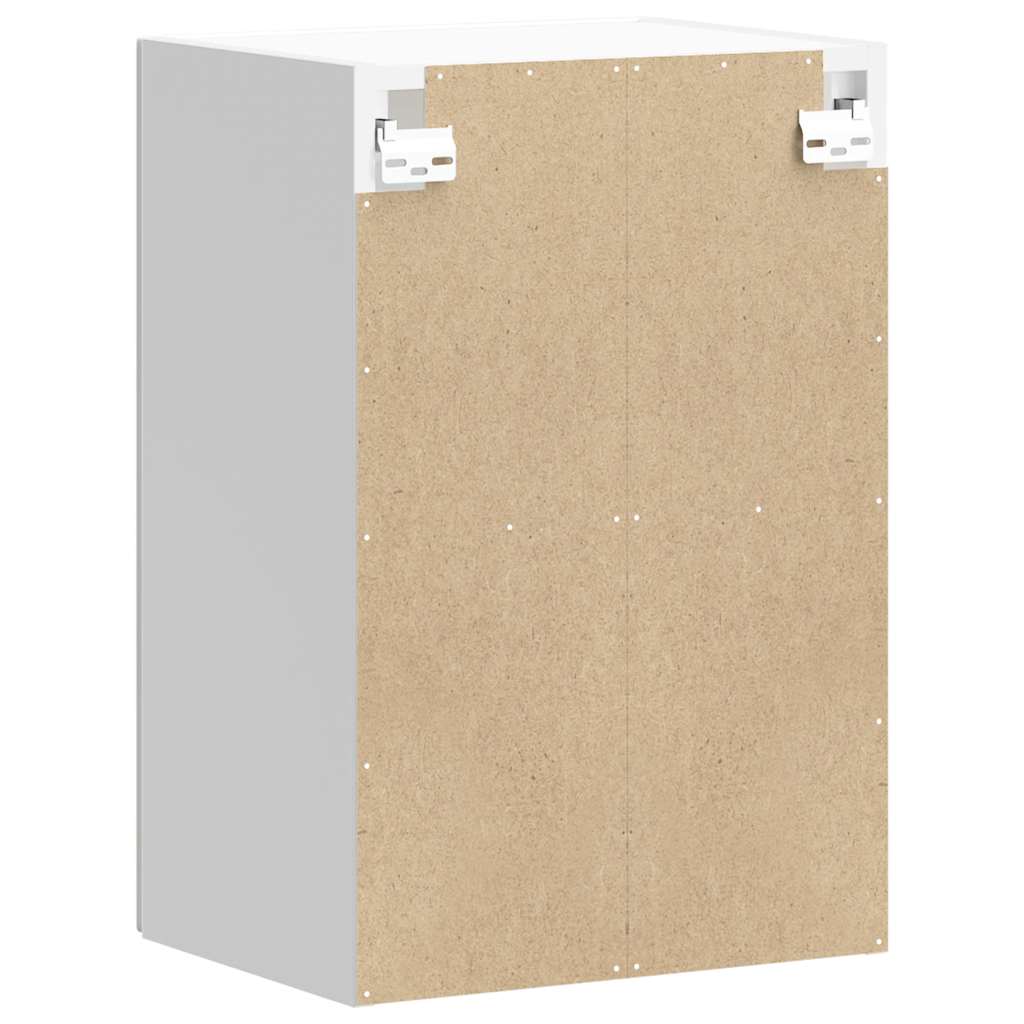 HKH Armario de Pared de Cocina Puerta de Cristal Lucca - Blanco