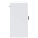 HKH Armario de Pared de Cocina Puerta de Cristal Lucca - Blanco
