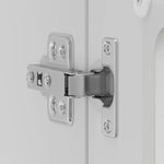 HKH Armario de Pared de Cocina Puerta de Cristal Lucca - Blanco