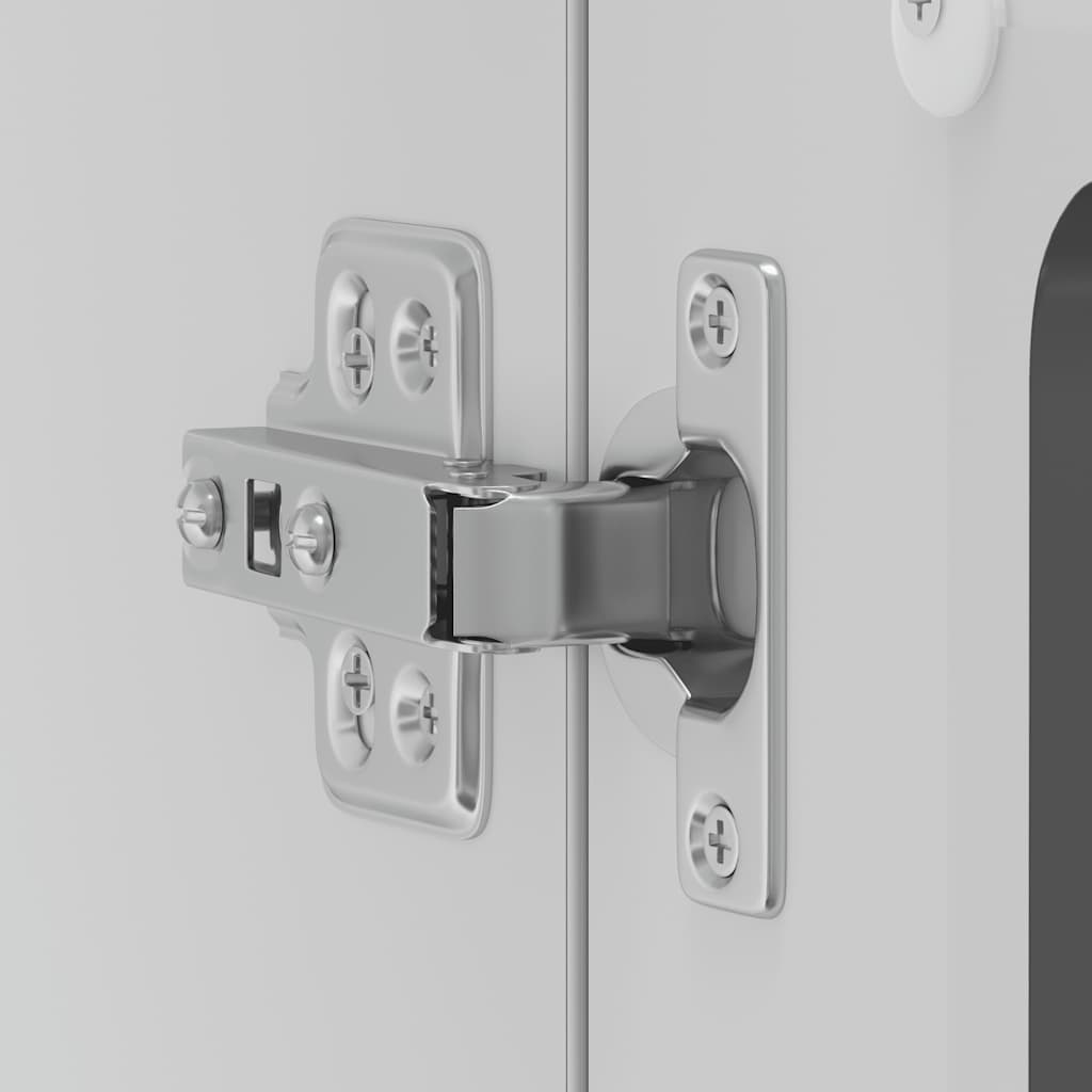 HKH Armário de Parede de Cozinha Porta em Vidro Lucca - Preto