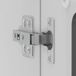HKH Armário de Parede de Cozinha Porta em Vidro Lucca - Preto