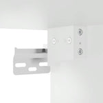 HKH Armário de Parede de Cozinha Porta em Vidro Lucca - Preto