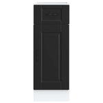 HKH Mueble Bajo de Cocina Porto - Negro