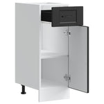 HKH Mueble Bajo de Cocina Porto - Negro