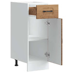 Mueble bajo de cocina HKH Porto de madera envejecida