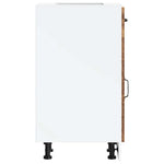 Mueble bajo de cocina HKH Porto de madera envejecida