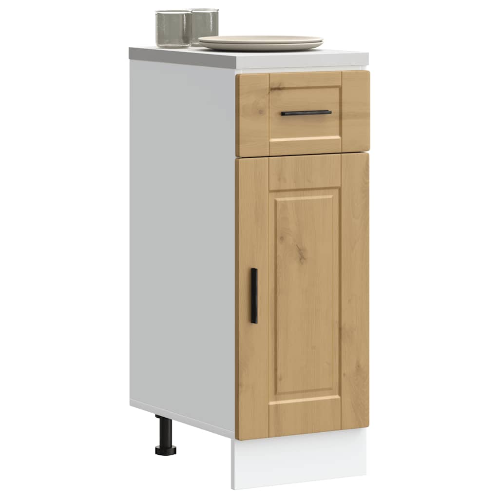 Mueble bajo de cocina HKH Porto en Roble Artesanal