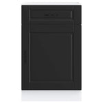 HKH Mueble Bajo de Cocina Porto - Negro