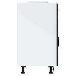 HKH Mueble Bajo de Cocina Porto - Negro