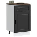 HKH Mueble Bajo de Cocina Porto - Negro