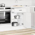 HKH Armario Bajo Cocina Oporto Brillante - Blanco