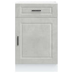 Mueble Bajo Cocina Oporto de Cemento - Gris
