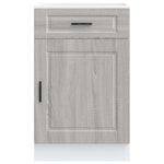 Mueble Bajo de Cocina HKH Porto Sonoma - Gris