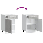 Mueble Bajo de Cocina HKH Porto Sonoma - Gris
