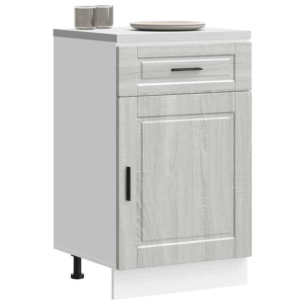 Mueble Bajo de Cocina HKH Porto Sonoma - Gris