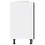 HKH Mueble Bajo de Cocina Porto - Negro