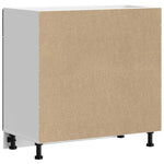 HKH Mueble Bajo de Cocina Porto - Negro