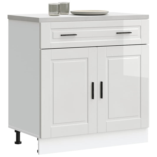 HKH Armário Base Cozinha Porto Brilhante - Branco