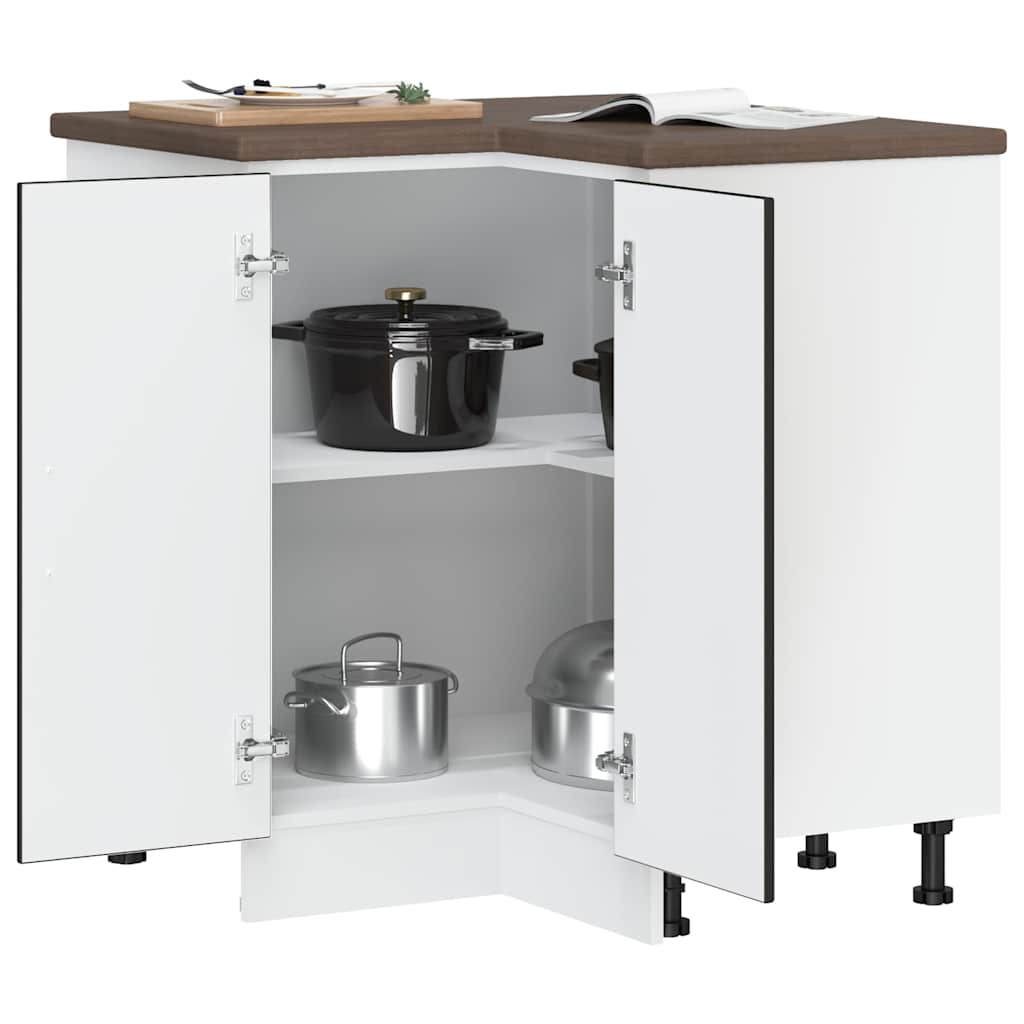 HKH Armario Base Esquina Cocina Porto - Negro