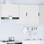 HKH Armario de Pared de Cocina Oporto en Madera Artificial Blanca