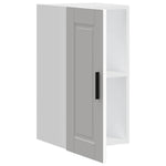 HKH Armario de Pared de Cocina Oporto en Madera Artificial Blanca