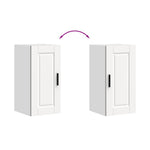 HKH Armario de Pared de Cocina Oporto en Madera Artificial Blanca