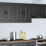 HKH Armario de Pared de Cocina Oporto - Negro