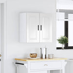 HKH Mueble de Cocina de Pared Porto Brillante - Blanco