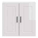 HKH Mueble de Cocina de Pared Porto Brillante - Blanco