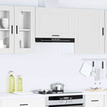 HKH Armario de Pared de Cocina Oporto en Madera Artificial Blanca