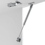 HKH Armario de Pared de Cocina Oporto en Madera Artificial Blanca